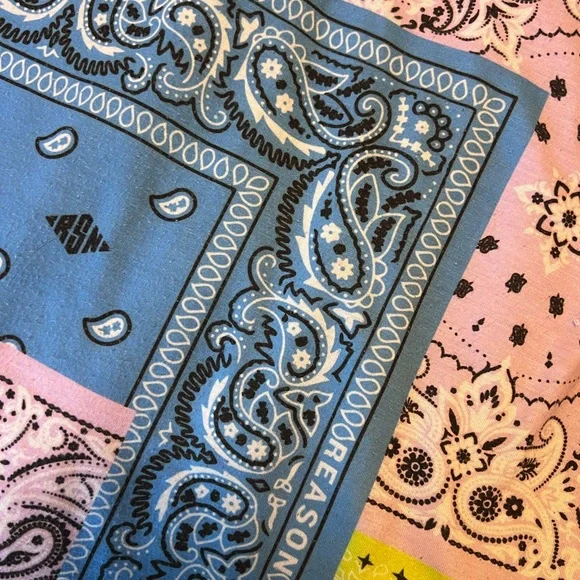 Reason Colorful Bandana Pattern Tee - Picture 3 of 4